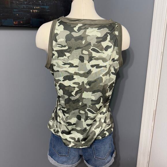 Anaya Womens Camouflage Tank Top, Green, 2xl - Picture 2 of 4